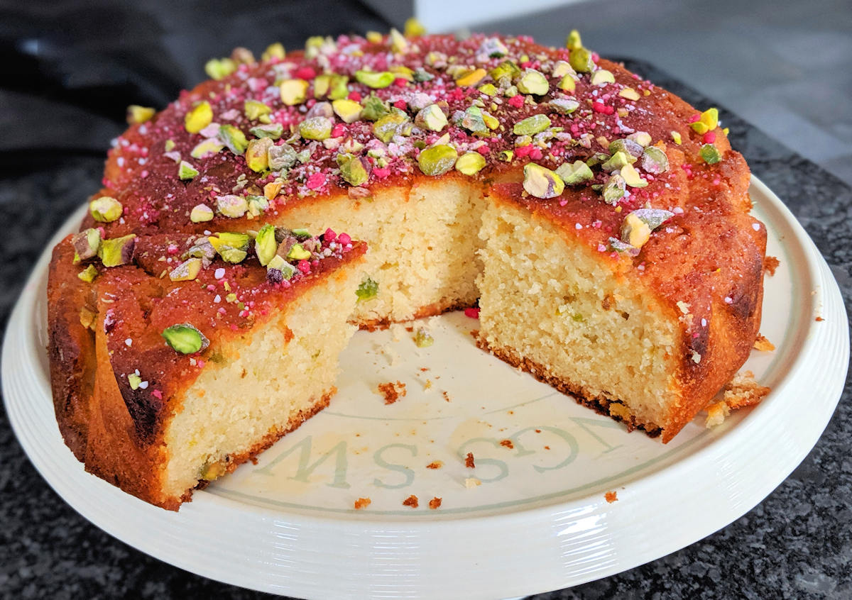 Lime Yoghurt And Pistachio Cake Recipe Cuisine Fiend